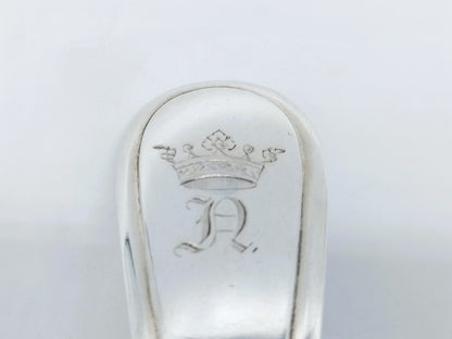 Zilveren sauslepel, H.A. Schuss, Amsterdam, 1845