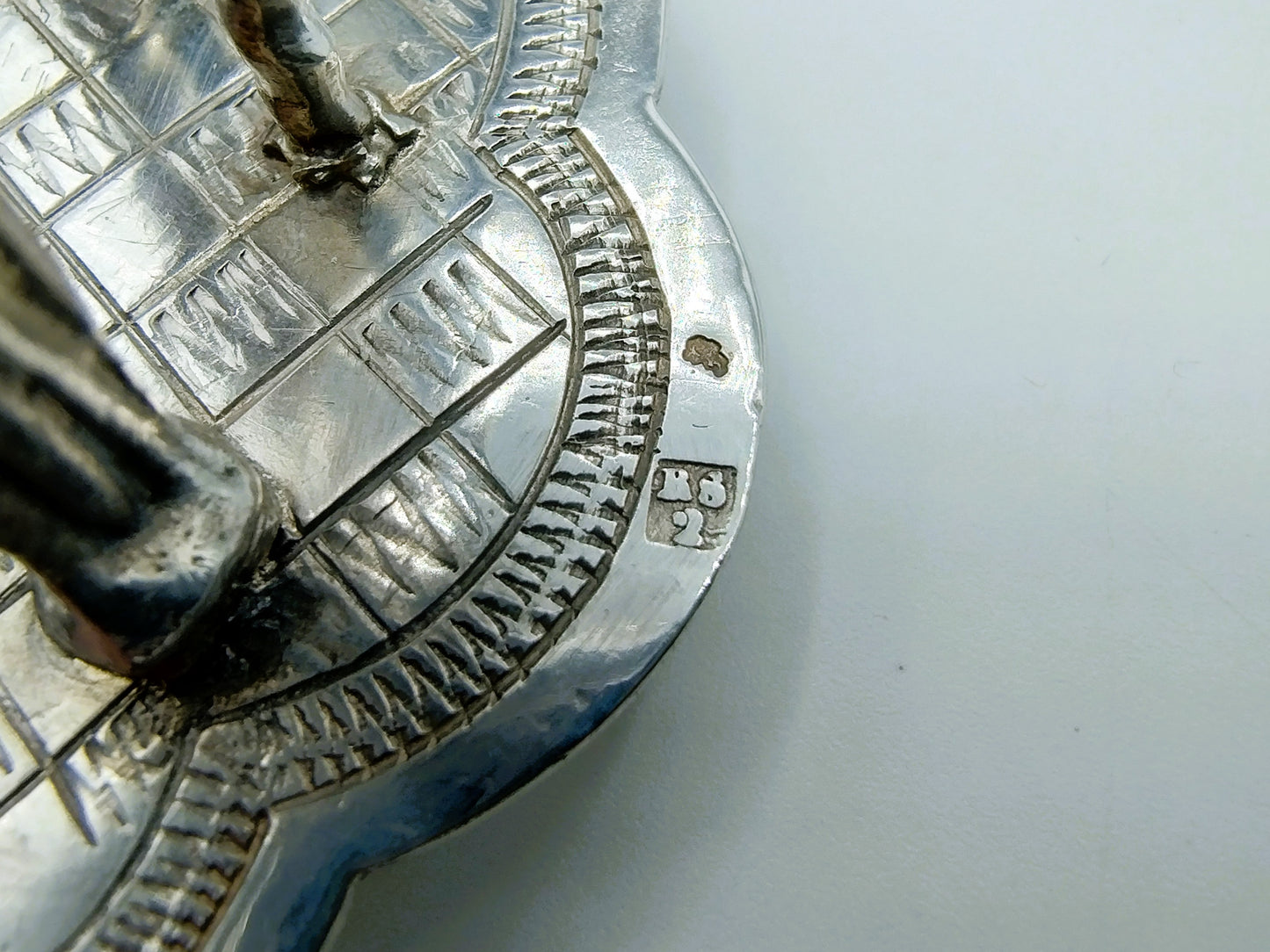 Zilveren miniatuur 3 koningenspel, R. Scheltens, Groningen, ca. 1860