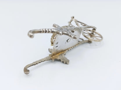 Miniatuur kruiwagen met vismand,  J. Verhoogt, Hoorn, ca. 1910