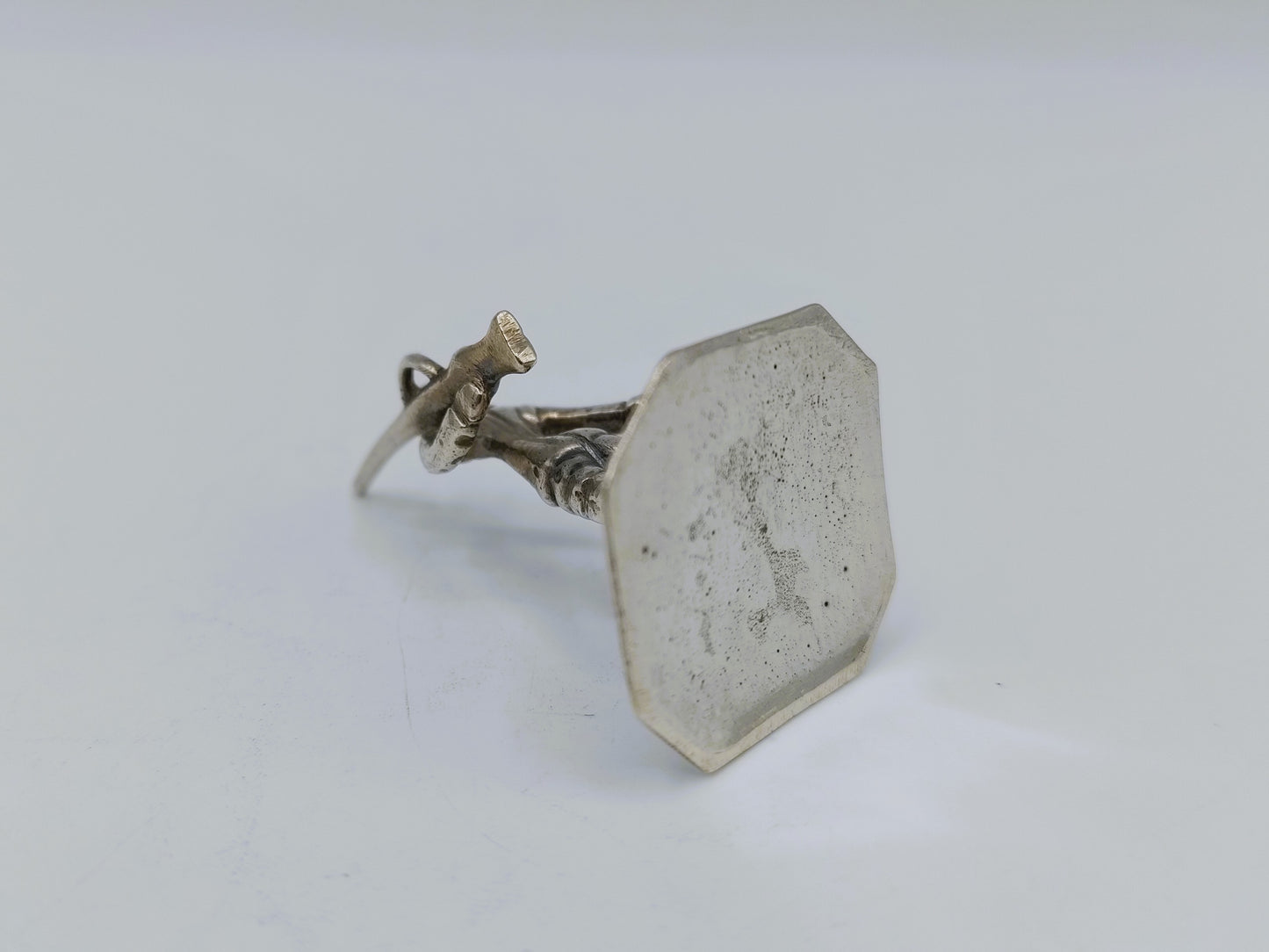 Zilveren miniatuur stadswacht, R. Scheltens, Groningen, ca. 1860