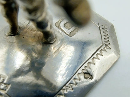 Zilveren miniatuur stadswacht, R. Scheltens, Groningen, ca. 1860