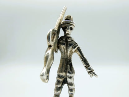 Zilveren miniatuur stadswacht, R. Scheltens, Groningen, ca. 1860