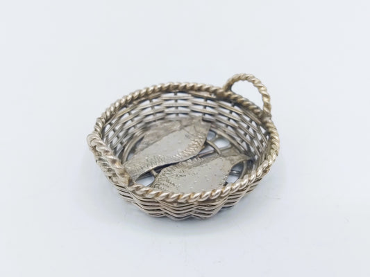 Zilveren miniatuur vismand, A.F. Westerwaal, Amsterdam, ca. 1910