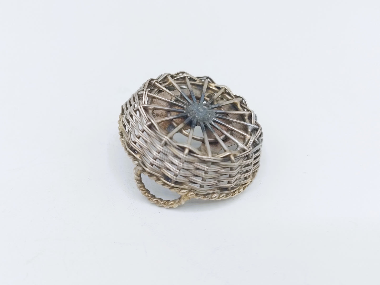 Zilveren miniatuur vismand, A.F. Westerwaal, Amsterdam, ca. 1910