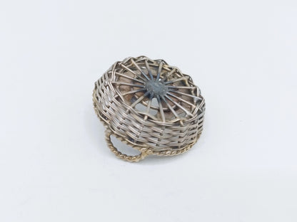 Zilveren miniatuur vismand, A.F. Westerwaal, Amsterdam, ca. 1910
