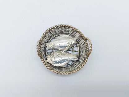 Zilveren miniatuur vismand, A.F. Westerwaal, Amsterdam, ca. 1910