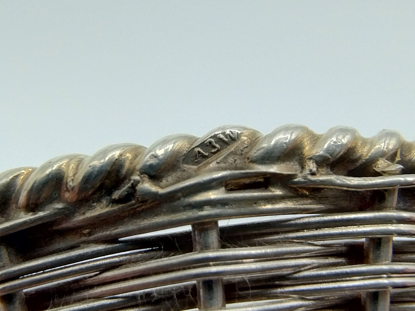 Zilveren miniatuur vismand, A.F. Westerwaal, Amsterdam, ca. 1910