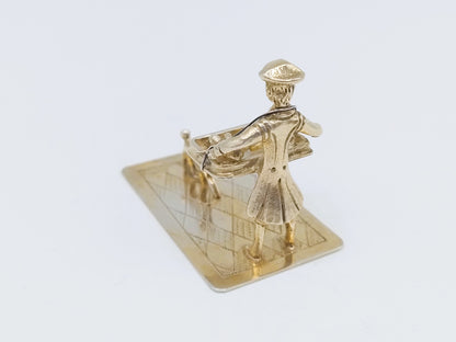 Zilveren miniatuur poppenverkoper,  A.F. Westerwaal, Amsterdam, ca. 1910