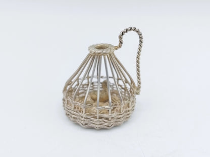 Zilveren miniatuur eendenkooi, A.F. Westerwaal, Amsterdam, ca. 1910