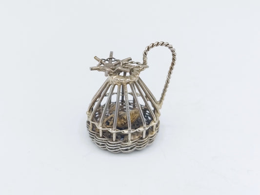 Zilveren miniatuur eendenkooi, A.F. Westerwaal, Amsterdam, ca. 1910