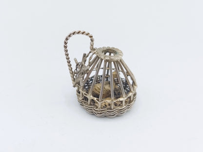 Zilveren miniatuur eendenkooi, A.F. Westerwaal, Amsterdam, ca. 1910