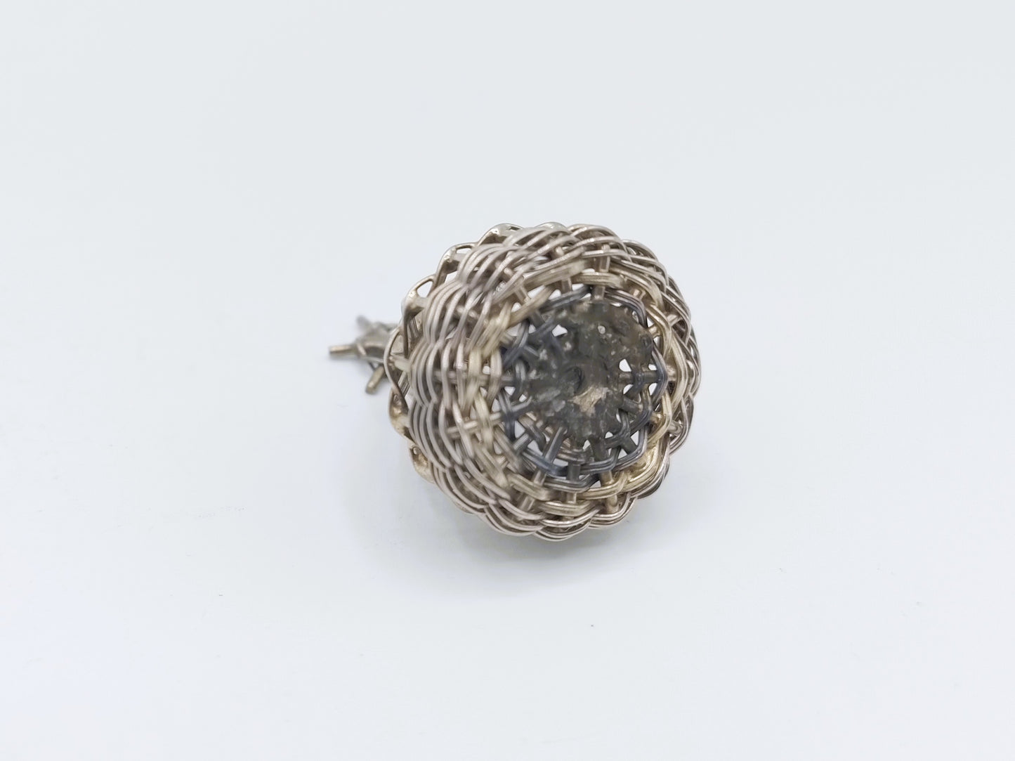 Zilveren miniatuur eendenkooi, A.F. Westerwaal, Amsterdam, ca. 1910