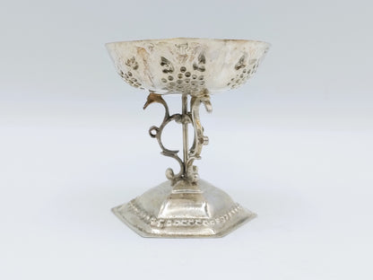 Zilveren miniatuur Tazza, R. Scheltens, Groningen, ca. 1860