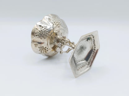 Zilveren miniatuur Tazza, R. Scheltens, Groningen, ca. 1860