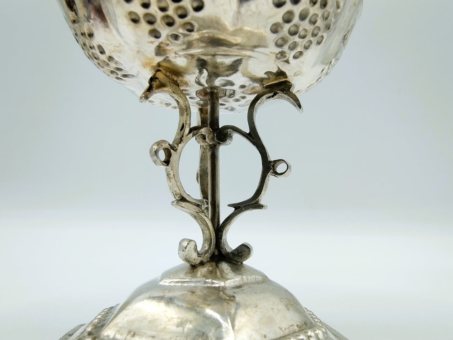 Zilveren miniatuur Tazza, R. Scheltens, Groningen, ca. 1860