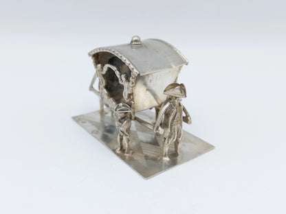 Miniatuur draagstoel met dragers, J. Verhoogt, Hoorn, 1910