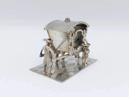 Miniatuur draagstoel met dragers, J. Verhoogt, Hoorn, 1910