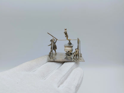 Miniatuur kermistafereel, J. Verhoogt, Hoorn, 1908