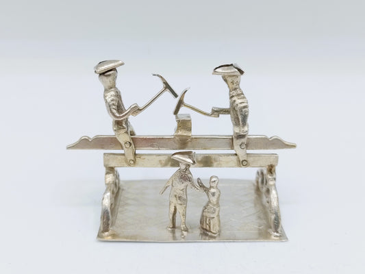 Miniatuur timmermannen,  J. Verhoogt, Hoorn, ca. 1910