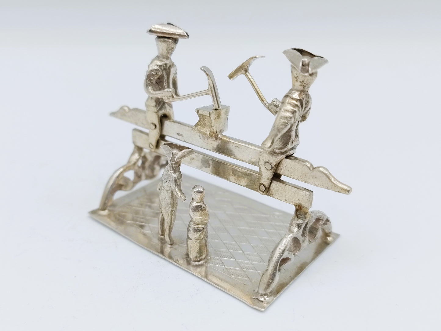 Miniatuur timmermannen,  J. Verhoogt, Hoorn, ca. 1910
