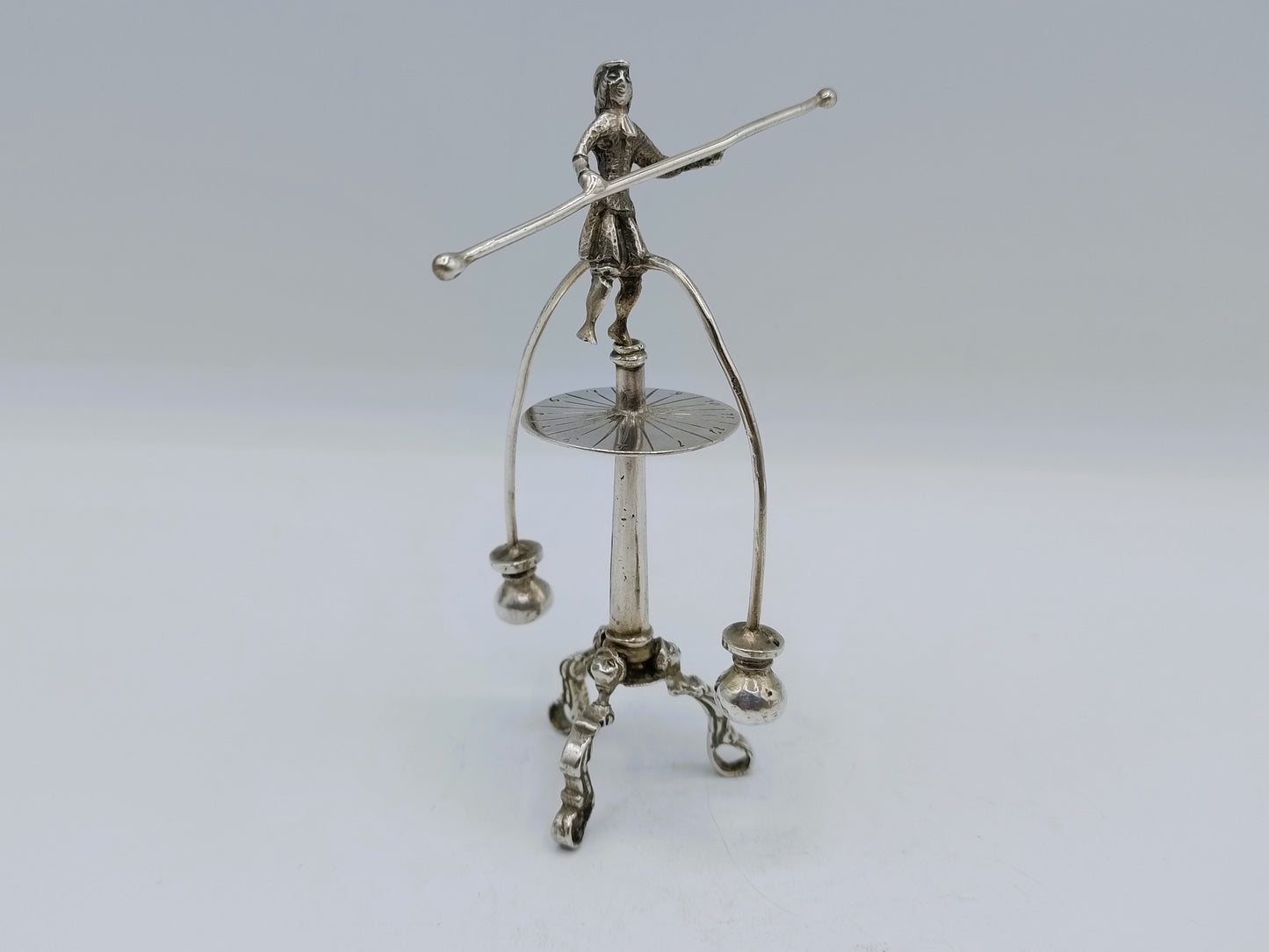 Zilveren miniatuur roulettespel, J.S. Zwanenburg & Zn, Sneek, 19e eeuws