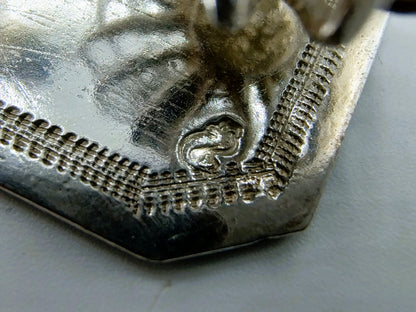 Zilveren miniatuur vogelvanger, W. Freen, Dordrecht, 19e eeuws