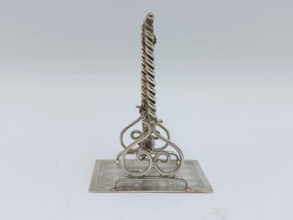 Zilveren miniatuur schommel, A.F. Westerwaal, Amsterdam, ca. 1910