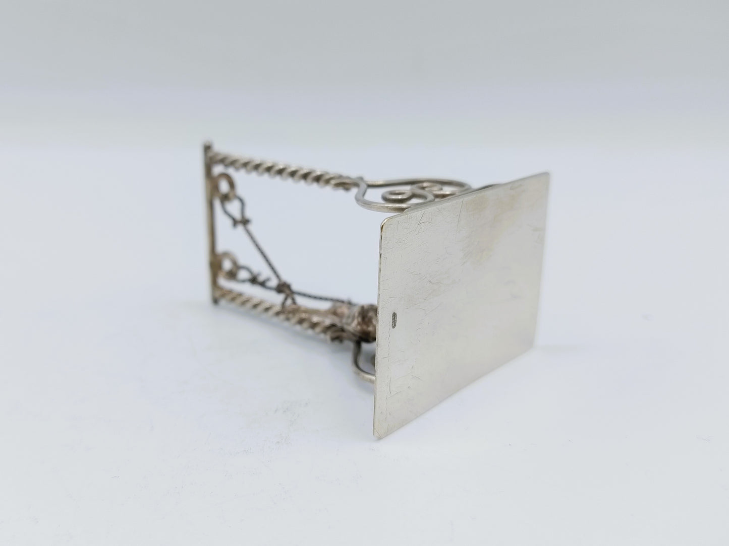 Zilveren miniatuur schommel, A.F. Westerwaal, Amsterdam, ca. 1910