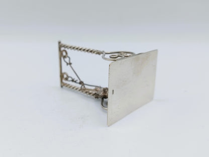 Zilveren miniatuur schommel, A.F. Westerwaal, Amsterdam, ca. 1910