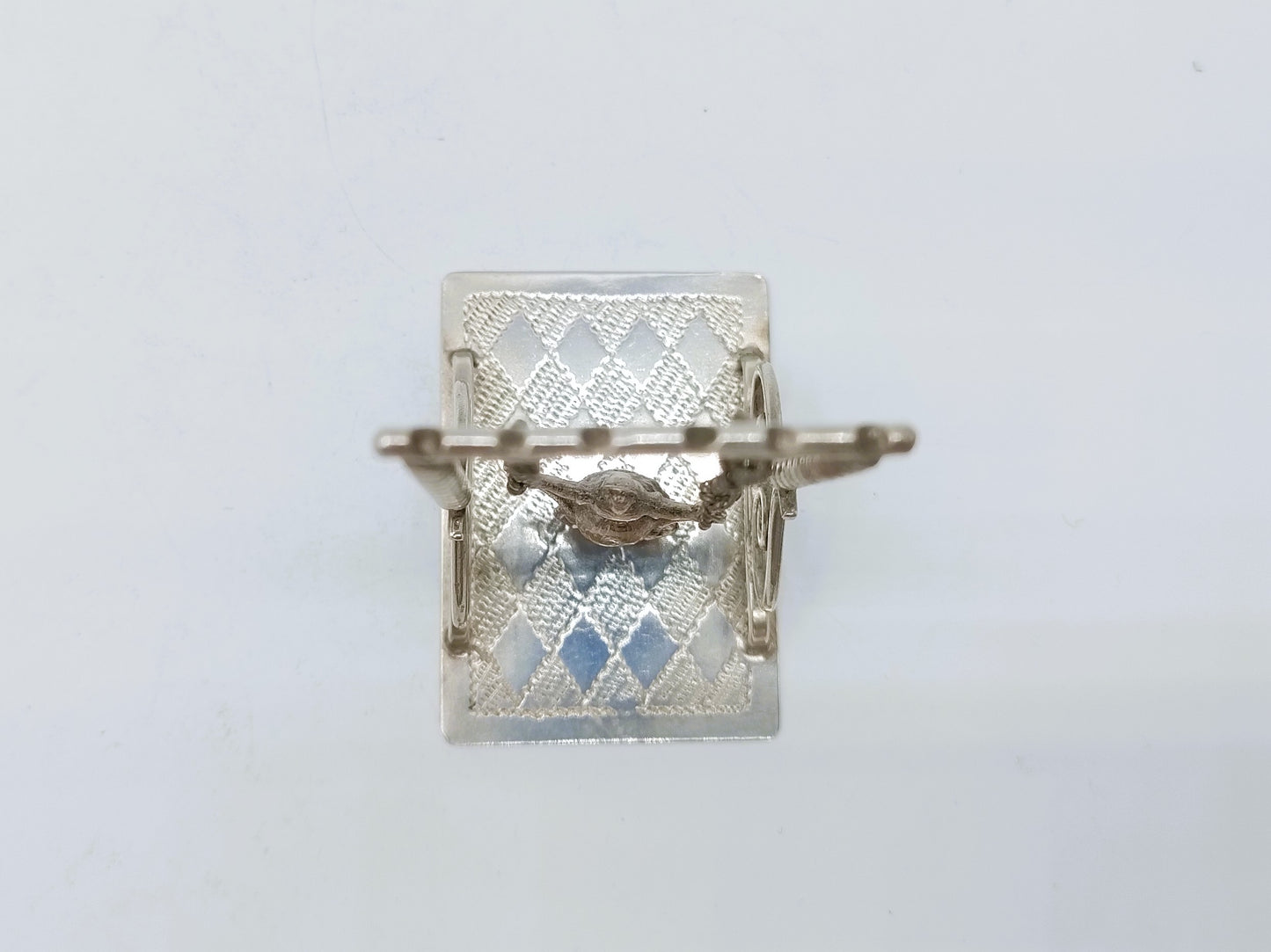 Zilveren miniatuur schommel, A.F. Westerwaal, Amsterdam, ca. 1910