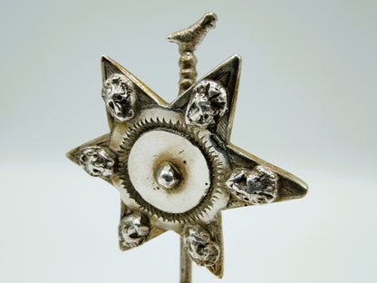 Zilveren miniatuur Driekoningenspel, J. S. Zwanenburg, Sneek, 20e eeuws