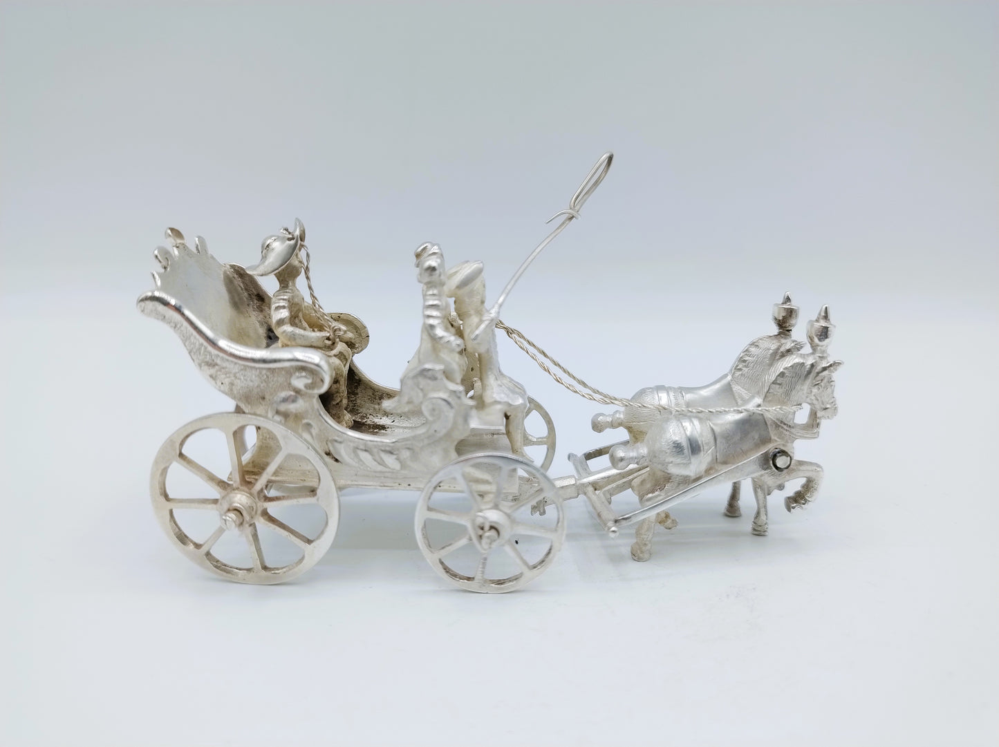 Zilveren miniatuurkoets, J. van Geffen, Amsterdam, 1780
