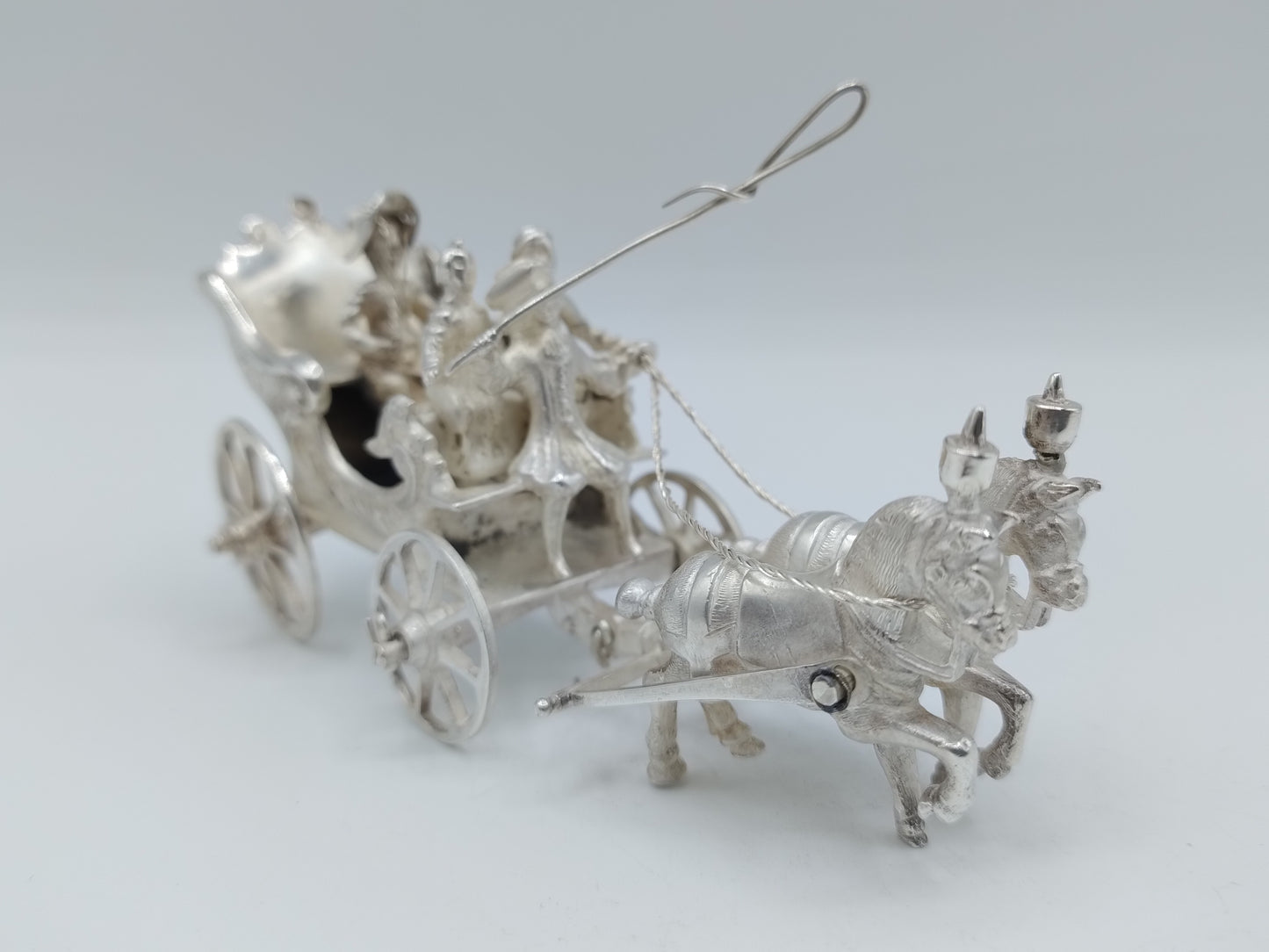 Zilveren miniatuurkoets, J. van Geffen, Amsterdam, 1780