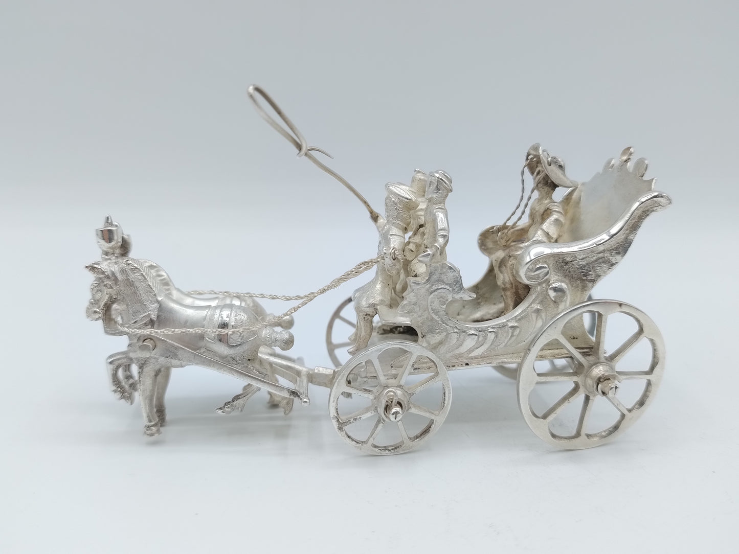 Zilveren miniatuurkoets, J. van Geffen, Amsterdam, 1780