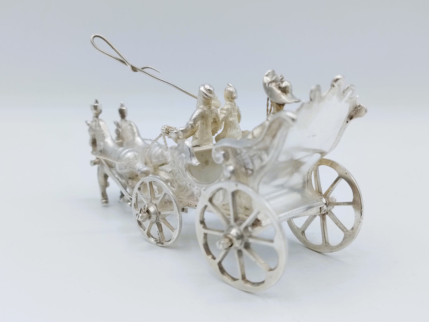 Zilveren miniatuurkoets, J. van Geffen, Amsterdam, 1780