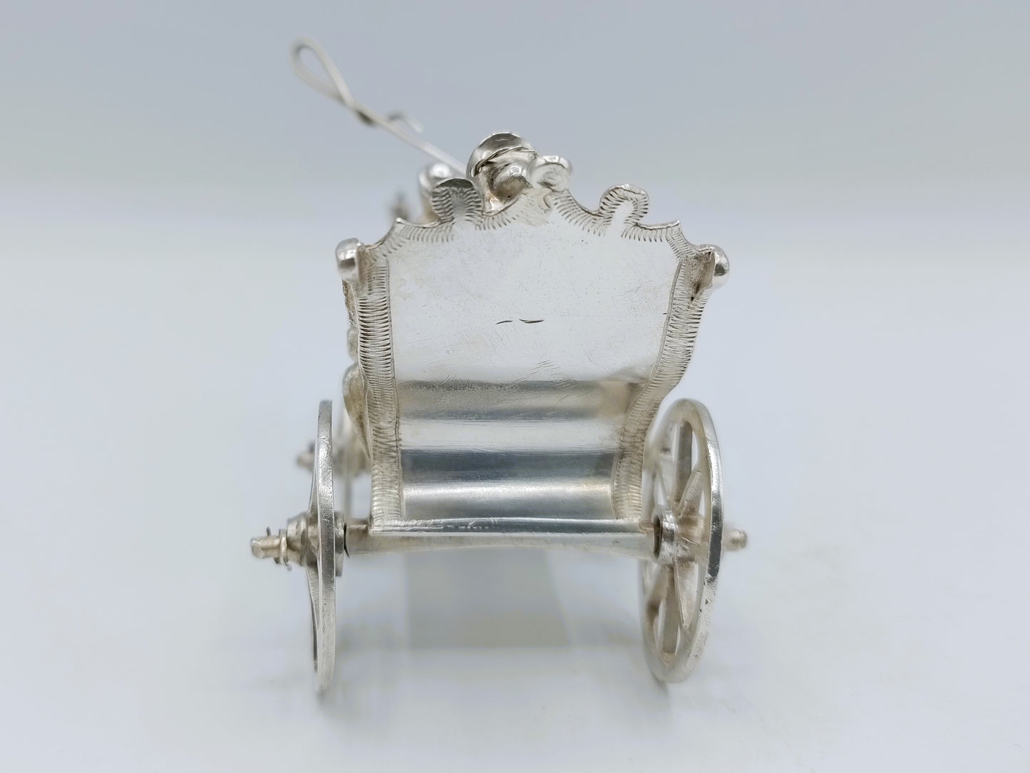Zilveren miniatuurkoets, J. van Geffen, Amsterdam, 1780