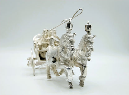 Zilveren miniatuurkoets, J. van Geffen, Amsterdam, 1780