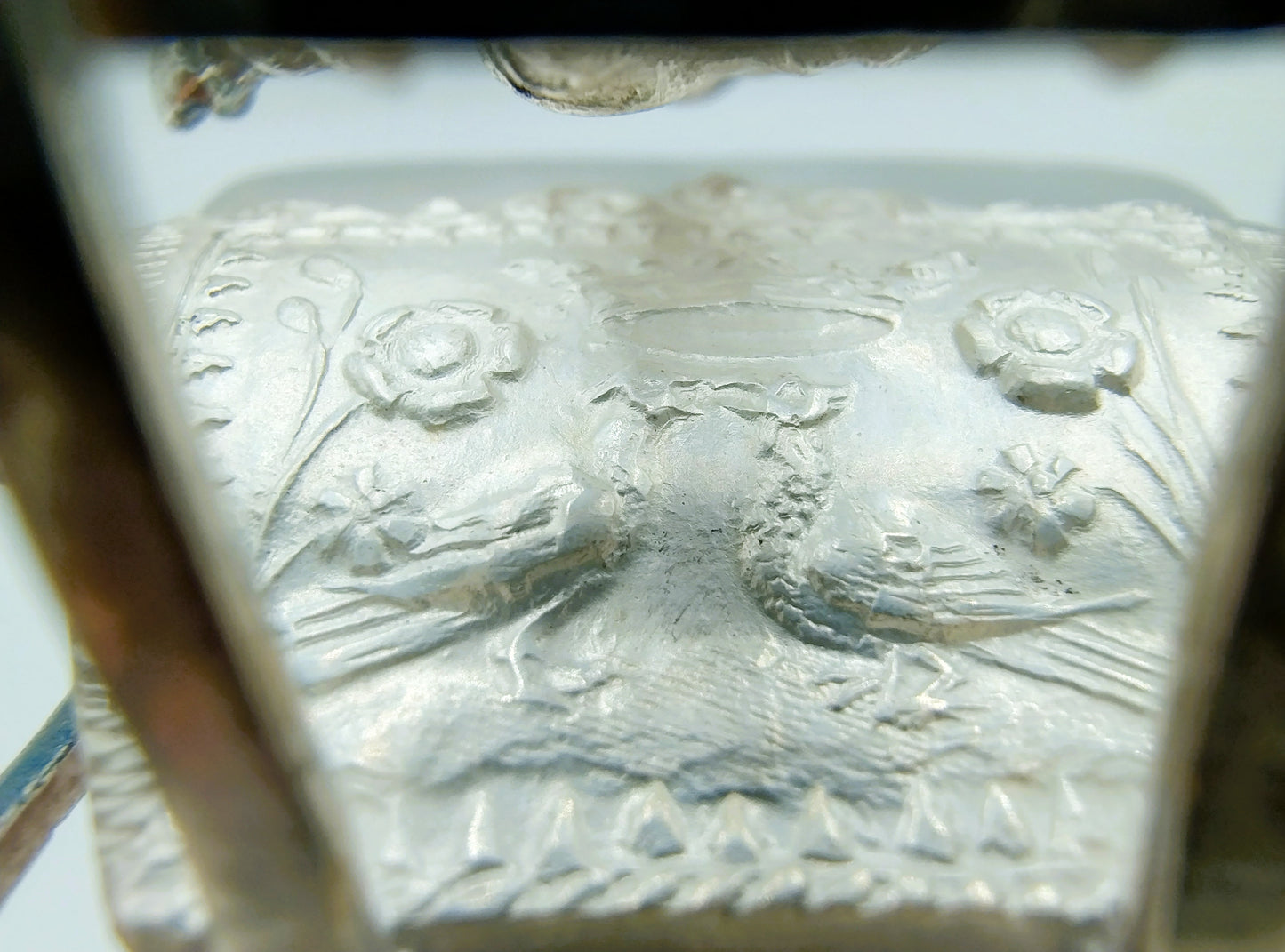 Zilveren miniatuur sjees met paard, A. van Geffen, Amsterdam, ca. 1730