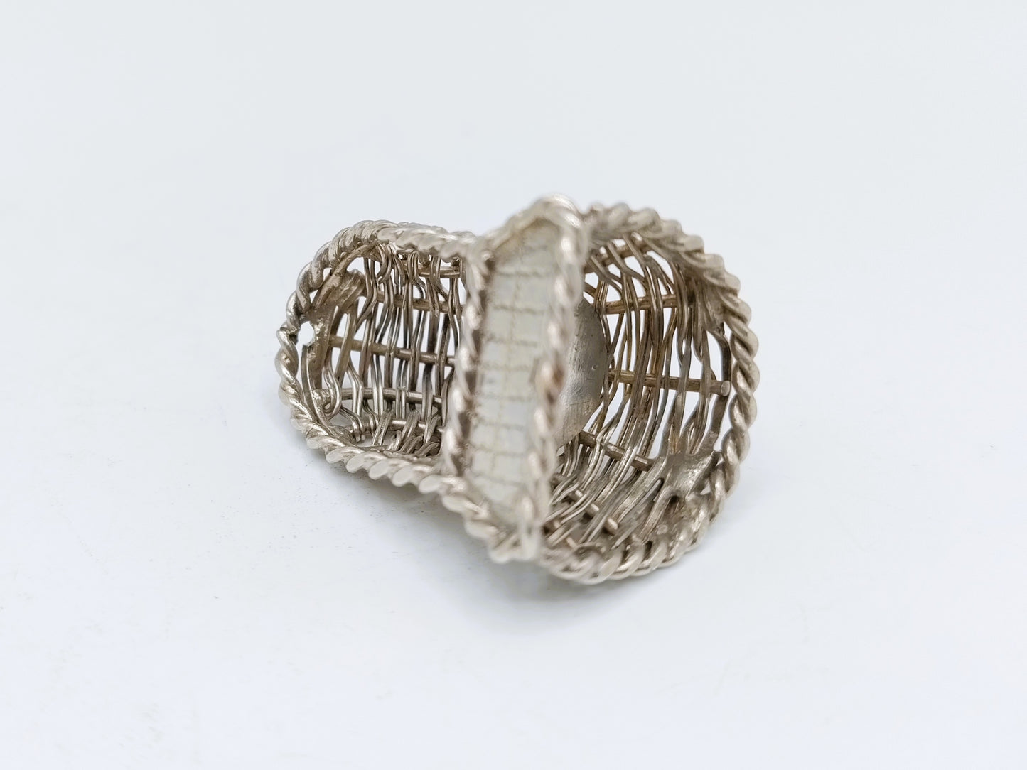 Zilveren miniatuur strandstoel, A.F. Westerwaal, Amsterdam, ca. 1910