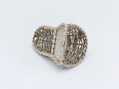 Zilveren miniatuur strandstoel, A.F. Westerwaal, Amsterdam, ca. 1910