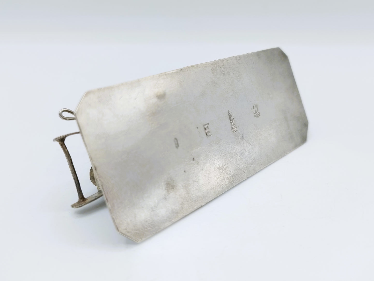 Zilveren miniatuur, melkwagen, J. Postmus, Hoorn, ca. 1920