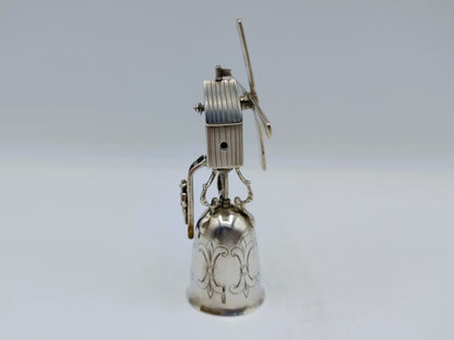 Zilveren miniatuur molenbeker, J.S. Zwanenburg & Zn, Sneek, 19e eeuws