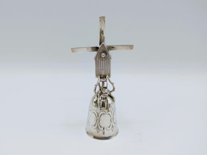 Zilveren miniatuur molenbeker, J.S. Zwanenburg & Zn, Sneek, 19e eeuws