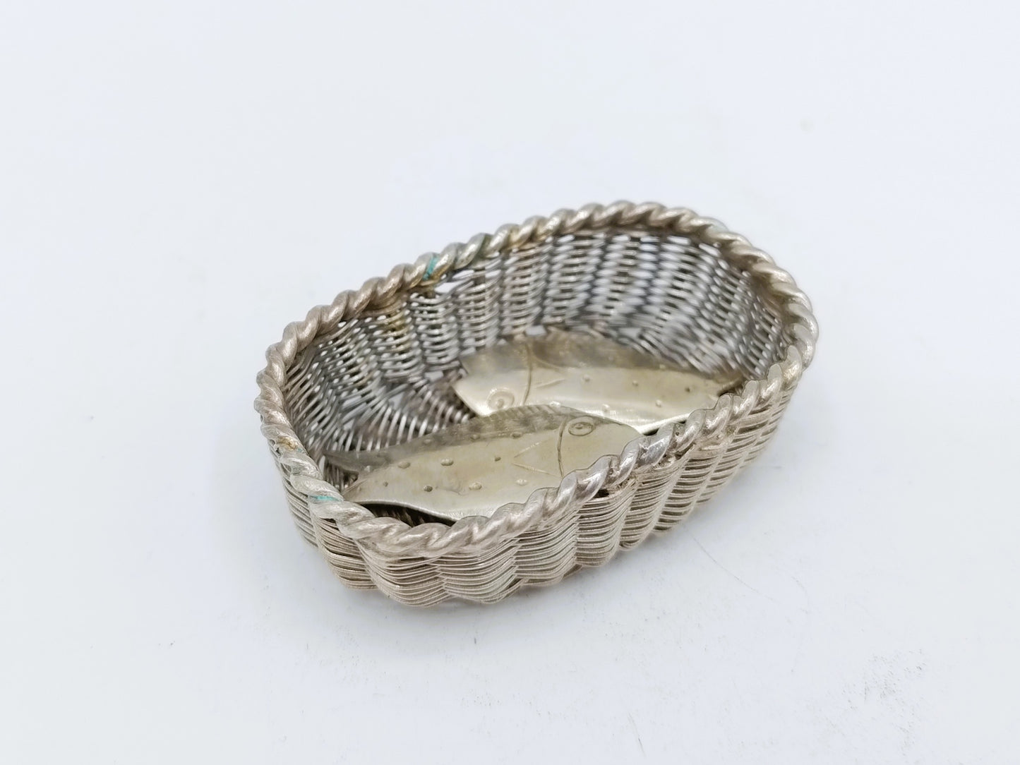 Zilveren miniatuur vismand, A.F. Westerwaal, Amsterdam, ca. 1910