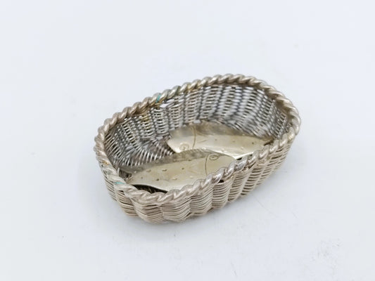 Zilveren miniatuur vismand, A.F. Westerwaal, Amsterdam, ca. 1910