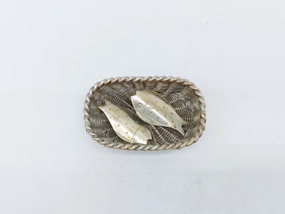 Zilveren miniatuur vismand, A.F. Westerwaal, Amsterdam, ca. 1910
