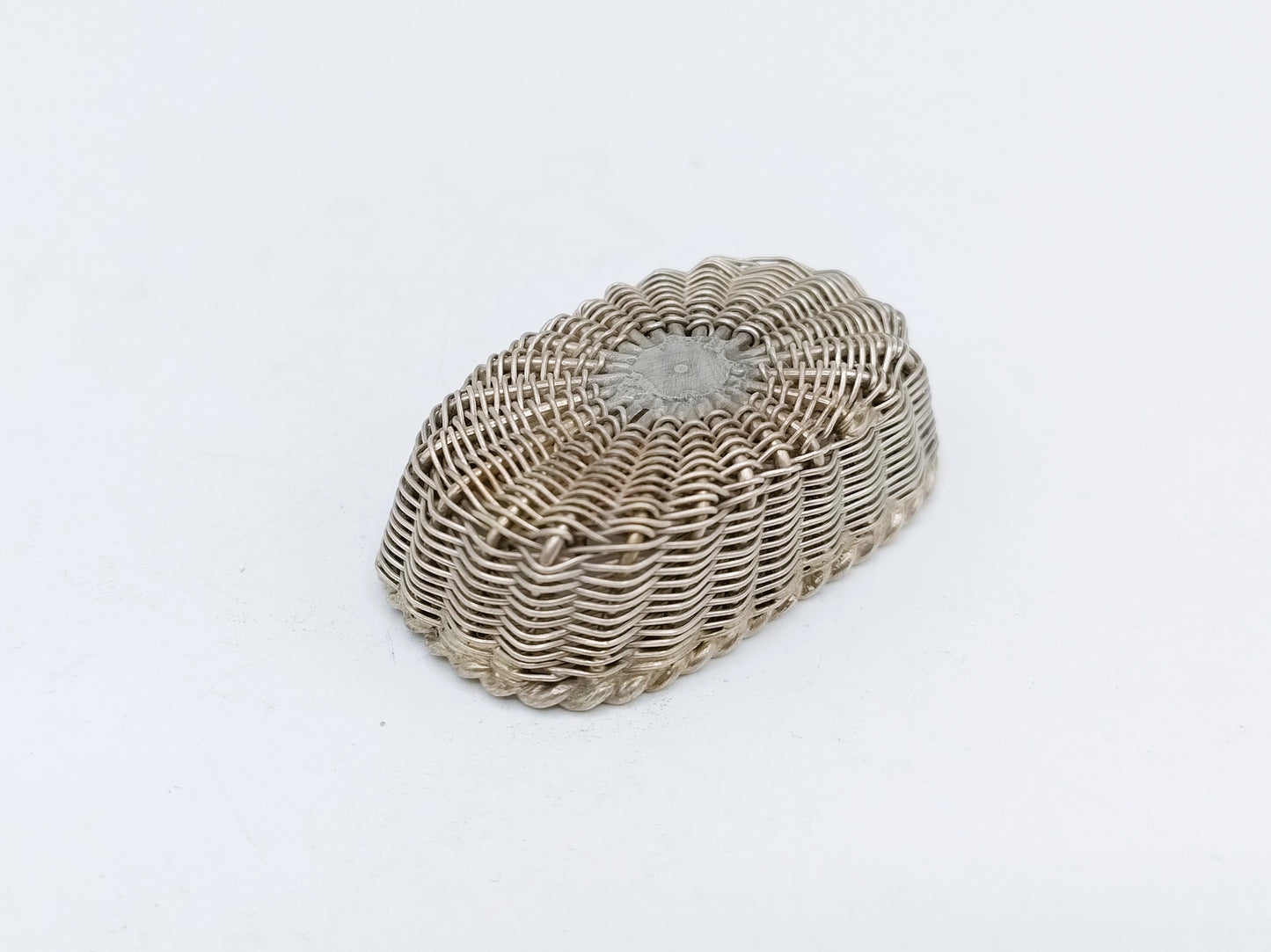 Zilveren miniatuur vismand, A.F. Westerwaal, Amsterdam, ca. 1910
