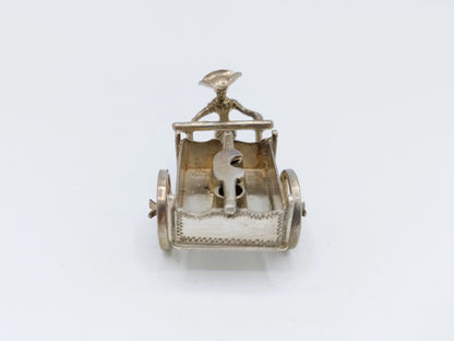 Zilveren miniatuur melkboer,  A.F. Westerwaal, Amsterdam, ca. 1910