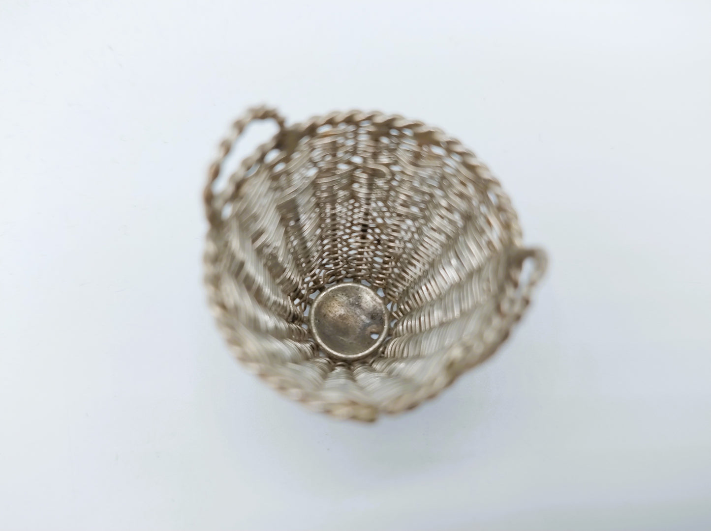 Zilveren miniatuur mand, A.F. Westerwaal, Amsterdam, ca. 1910