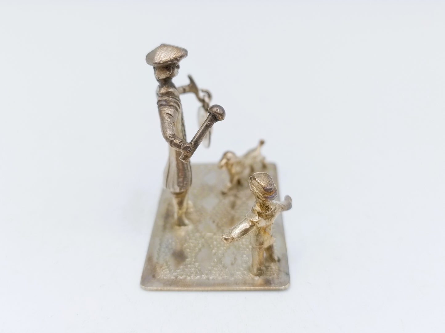 Zilveren miniatuur stadsomroeper,  A.F. Westerwaal, Amsterdam, ca. 1910